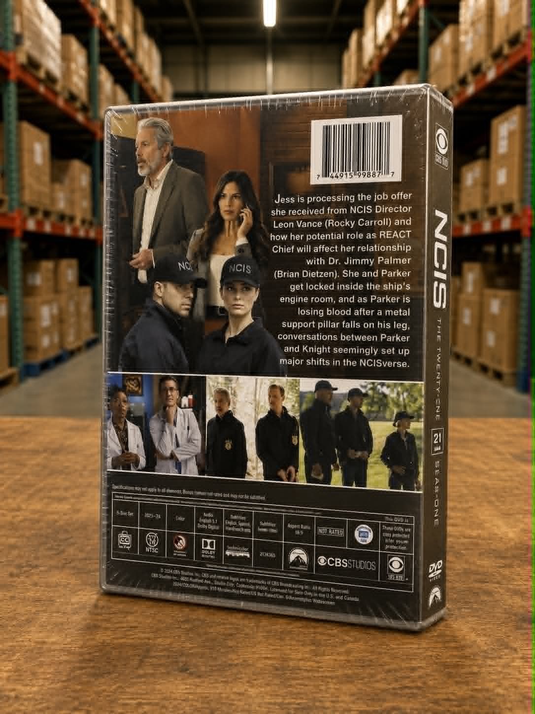 NCIS Season 21 (DVD, 3-Discs, Box-Set). Brand new! FREE SHIPPING !!
