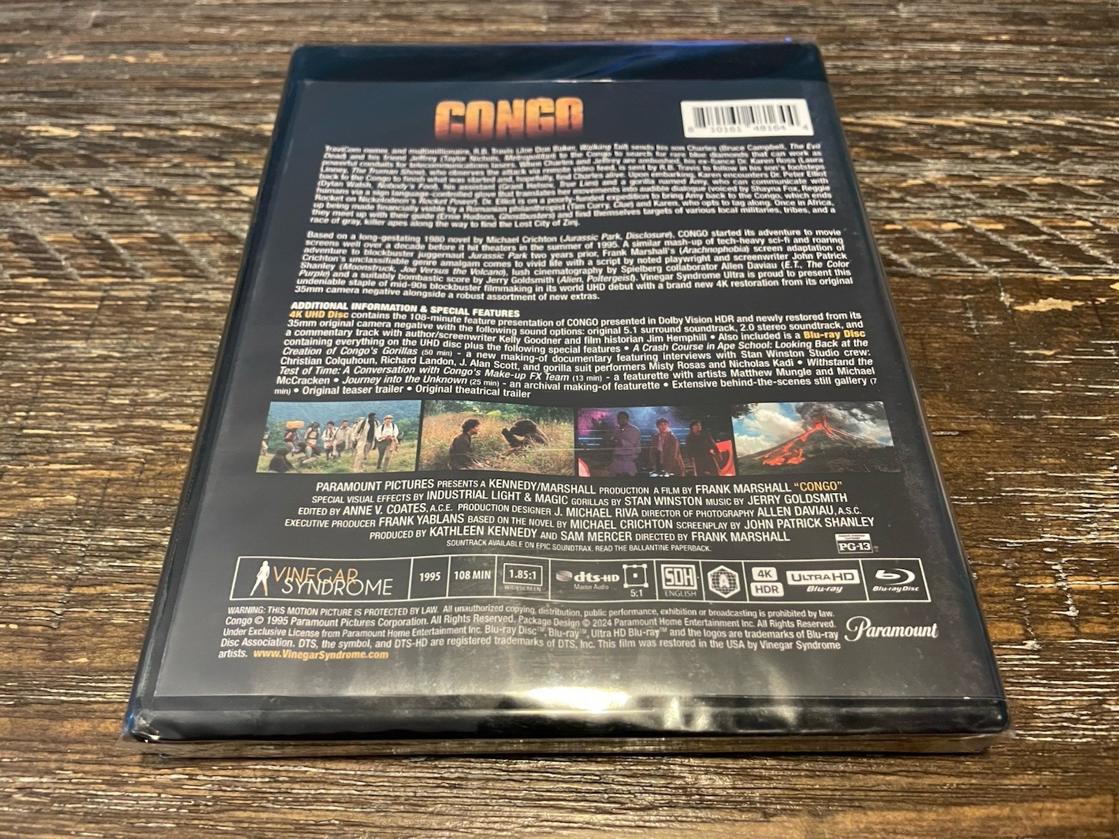Congo (1995) (4K UHD + Blu-ray, Vinegar Syndrome, 2025)