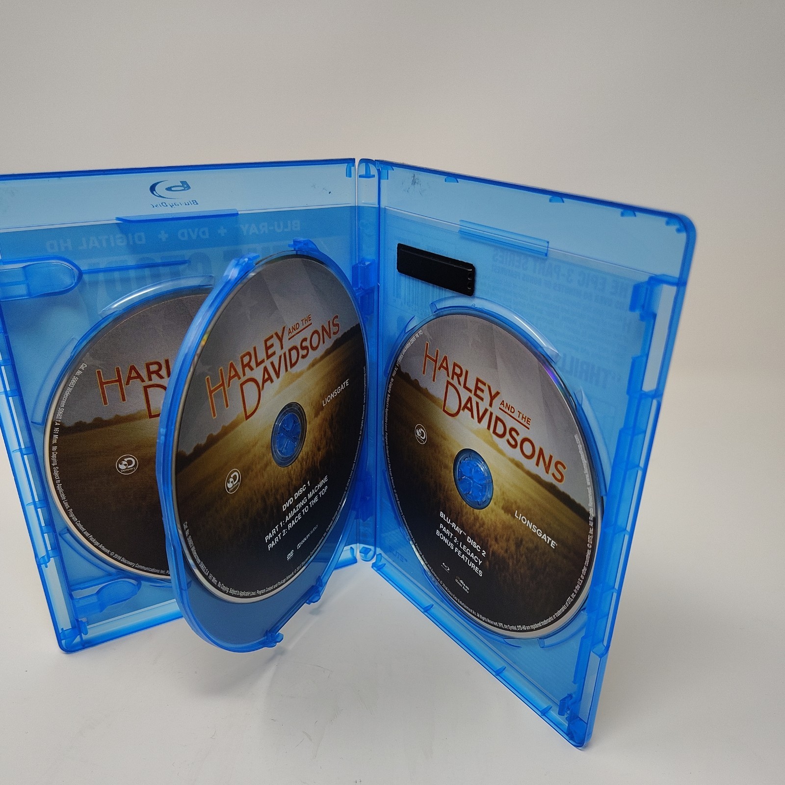 Harley and the Davidsons (Blu-ray + DVD, 4-disc, 2016) TV Mini-Series New Sealed