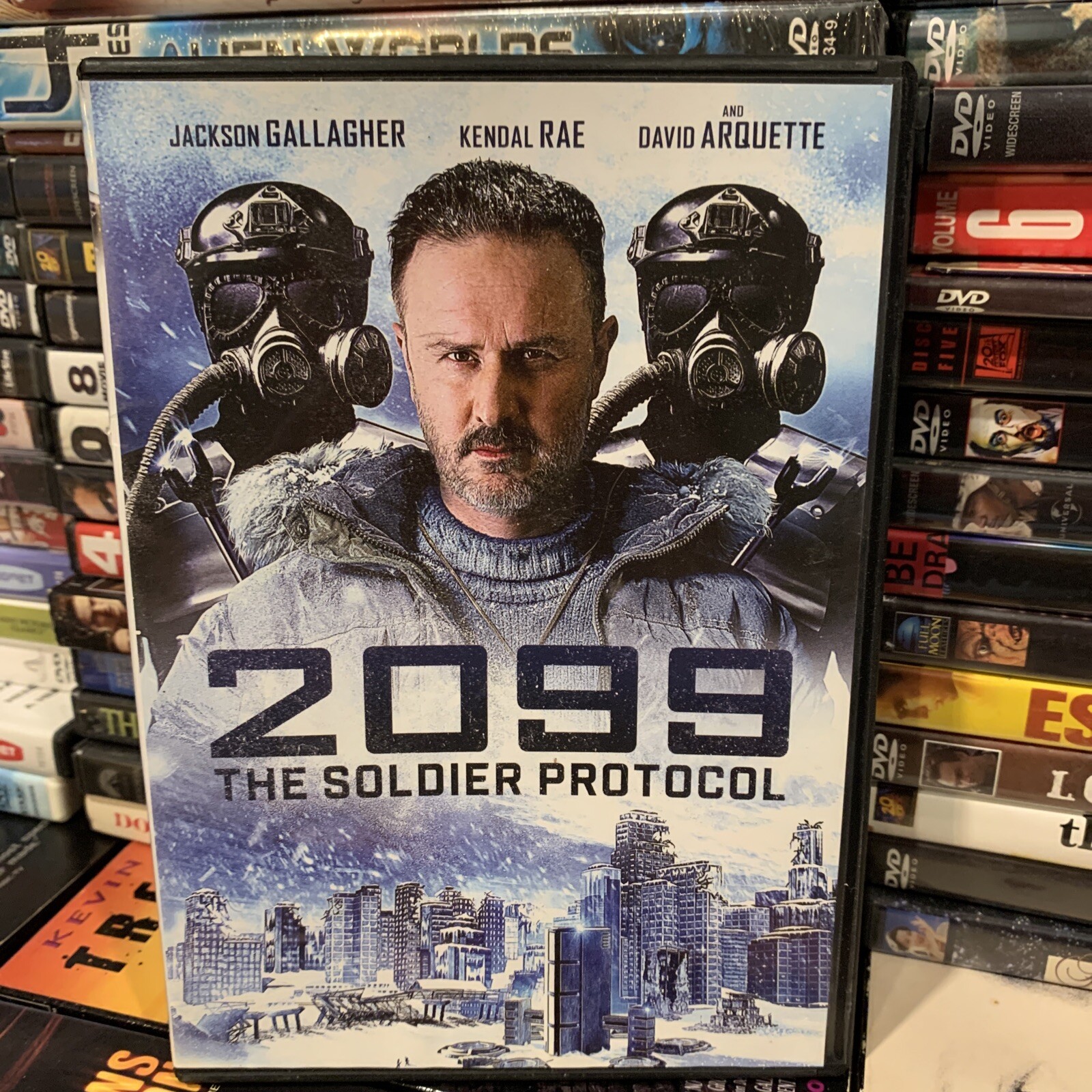 2099 The Soldier Protocol 2018 DVD David Arquette Dystopian Horror Sci-Fi Action