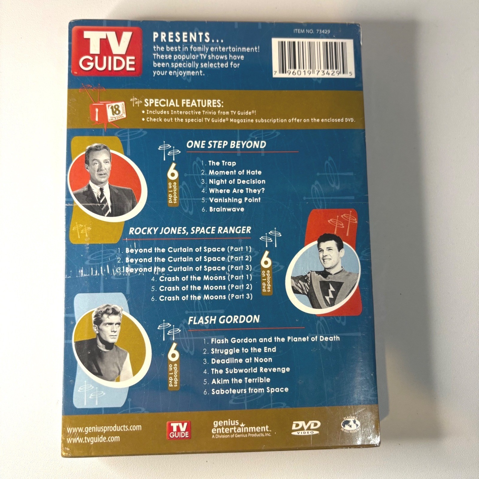 TV Guide The 50s Greatest Sci-Fi Shows 3 DVD Box Set NEW sealed
