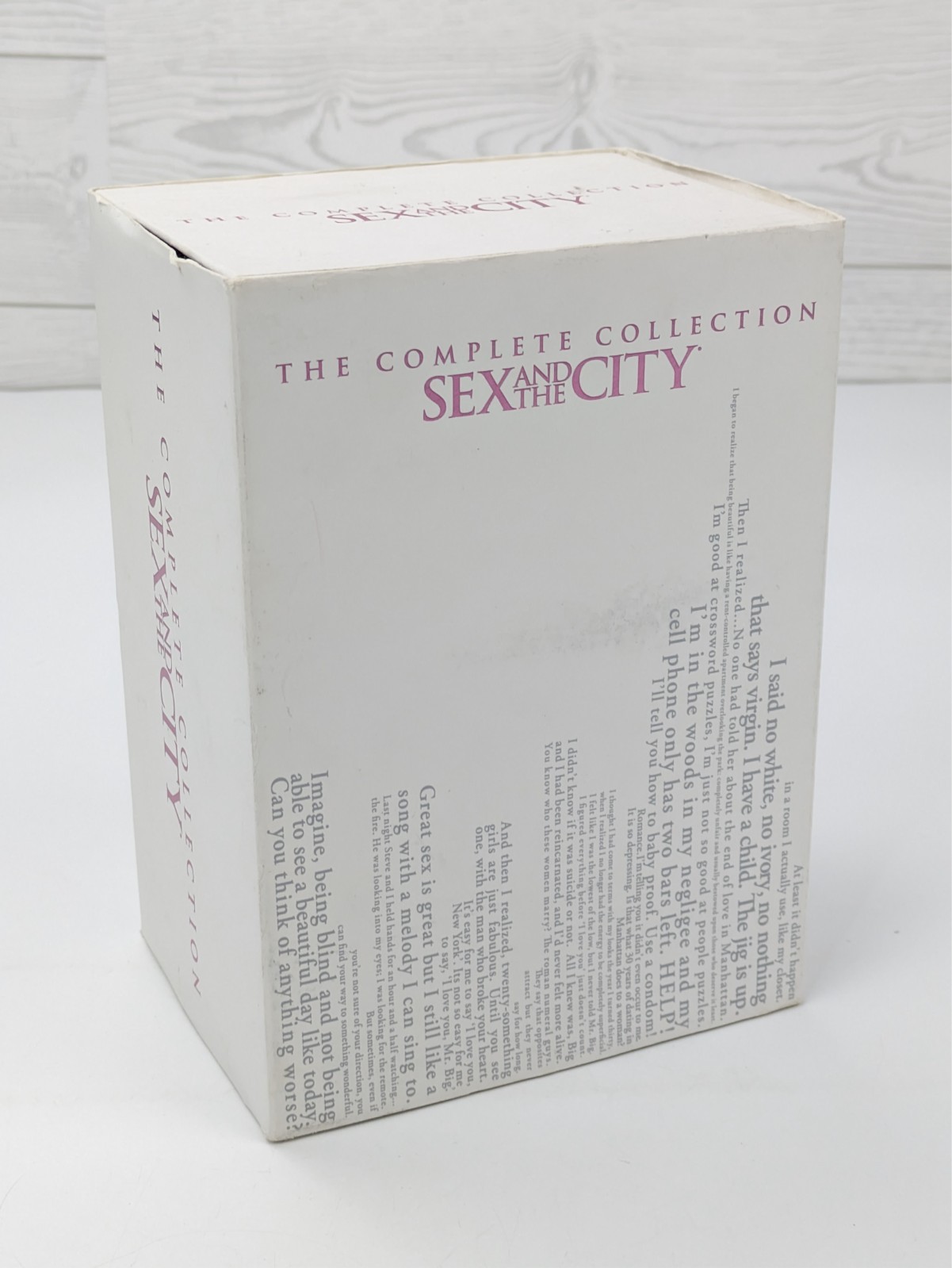 SEX AND THE CITY – The Complete Series ALL SEASONS 1 2 3 4 5 6 DVD Boxset