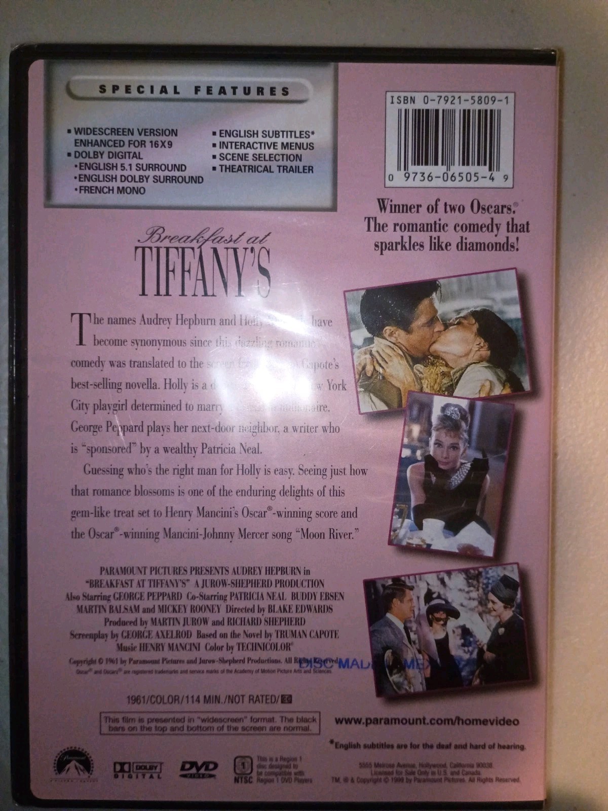 2 LOT – Breakfast at Tiffany’s Widescreen Collection Rated NR NOS 👀 Mint Sealed