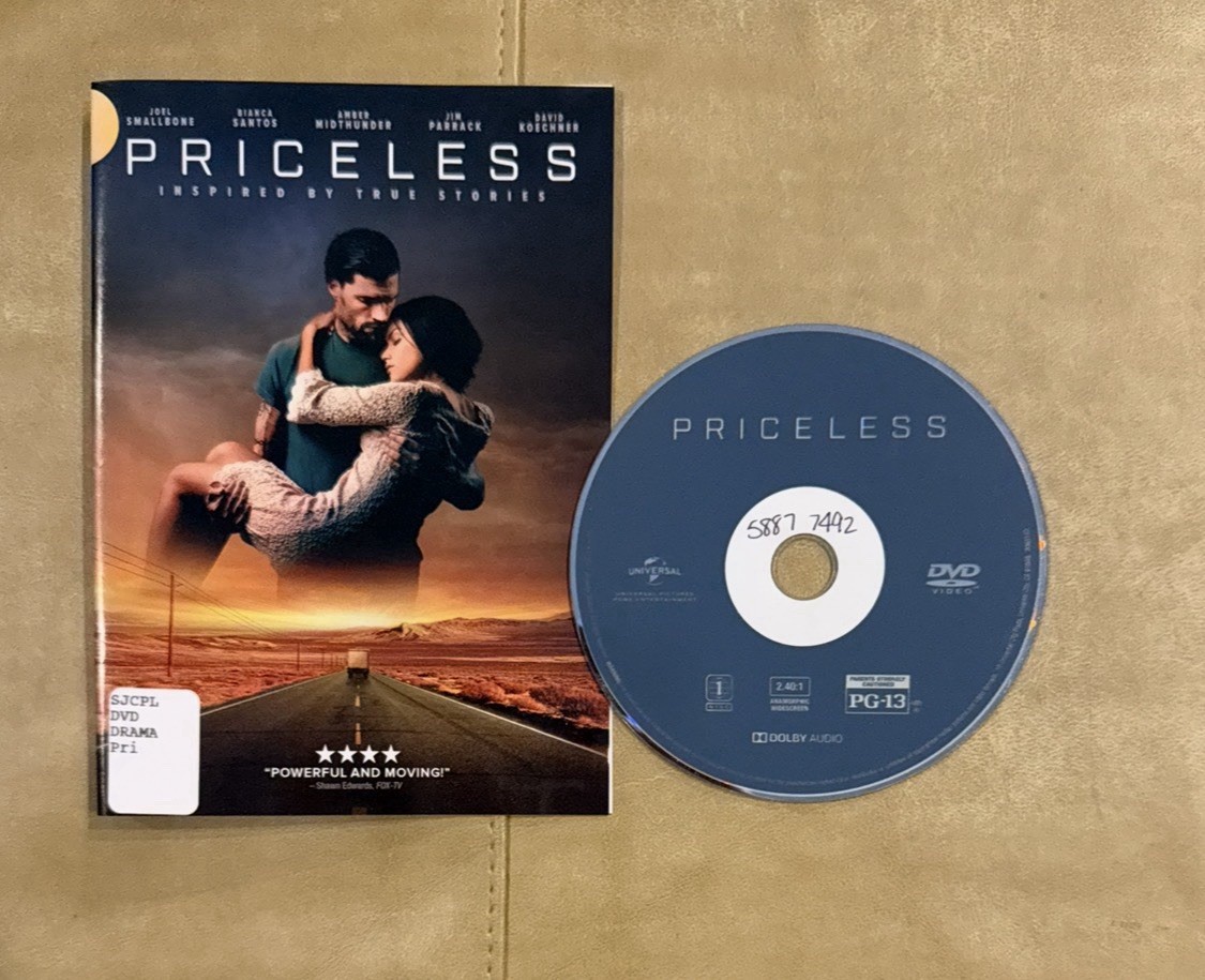 Priceless (2016) DVD & Art NO CASE Drama Joel Smallbone Amber Midthunder