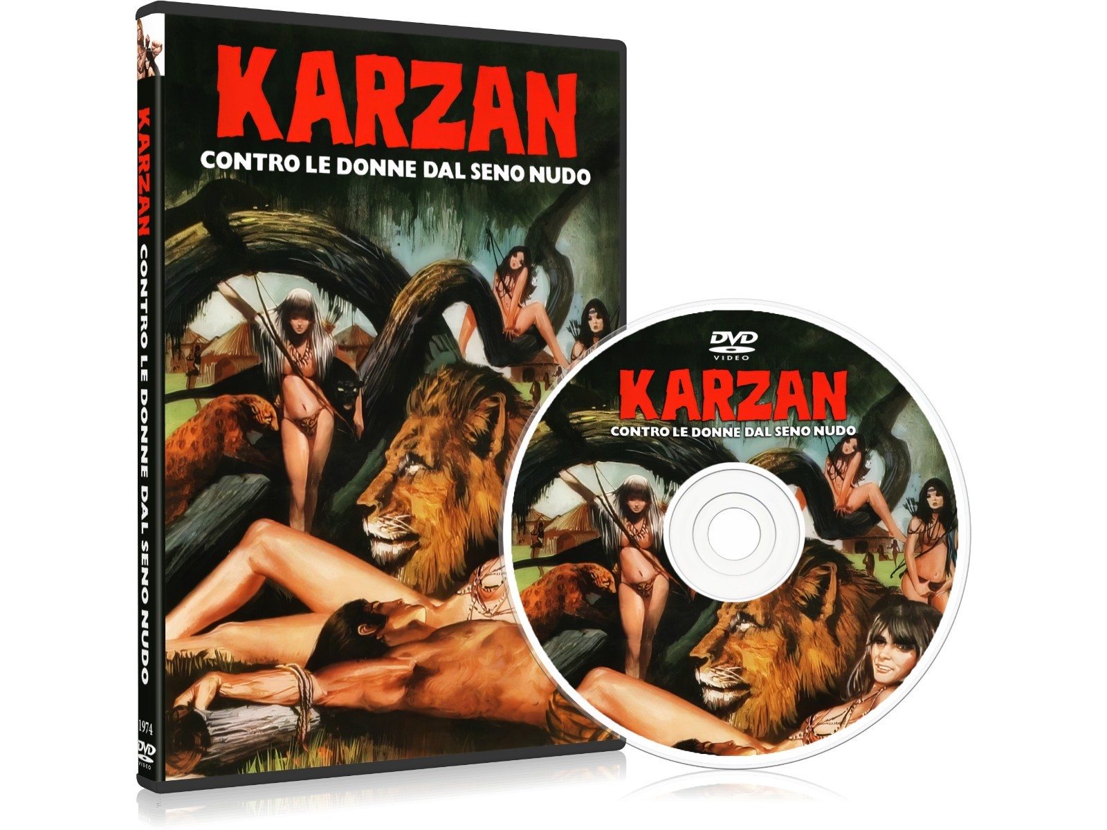 Karzan Against the Bare Breasted Amazons (1974) English Subtitled Adventure DVD