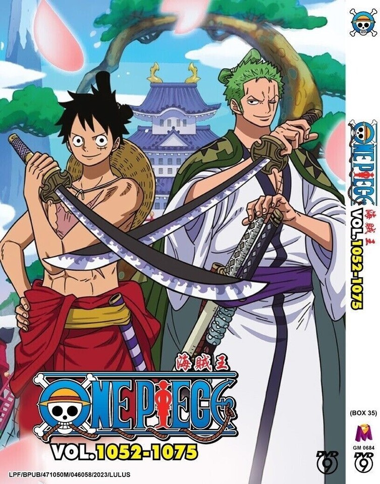 One Piece Box 35 Vol.1052-1075 Series Anime DVD [English Sub] NEW