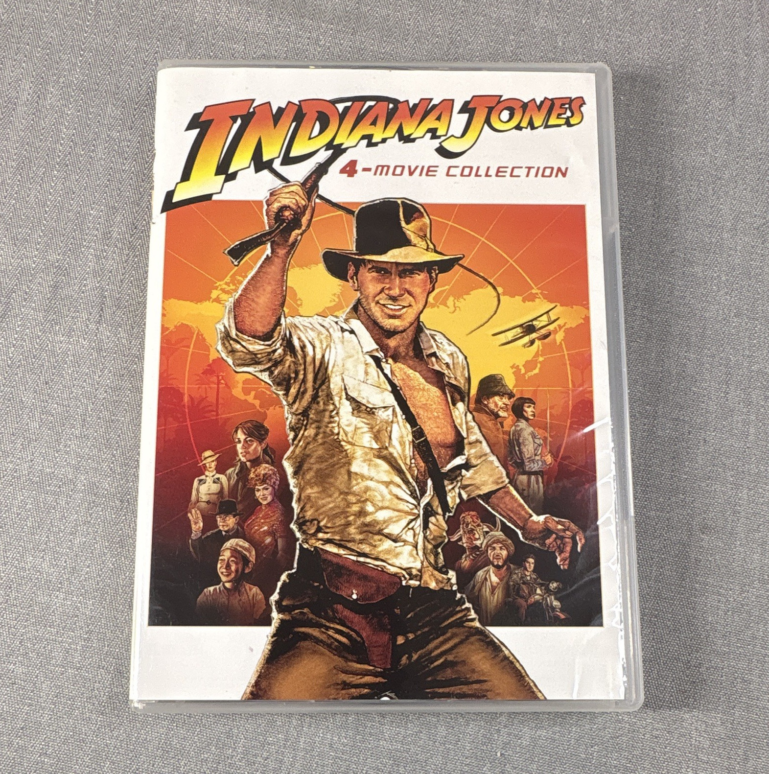 Paramount Indiana Jones 4-Movie Collection DVD Box Set 4-Disc Widescreen