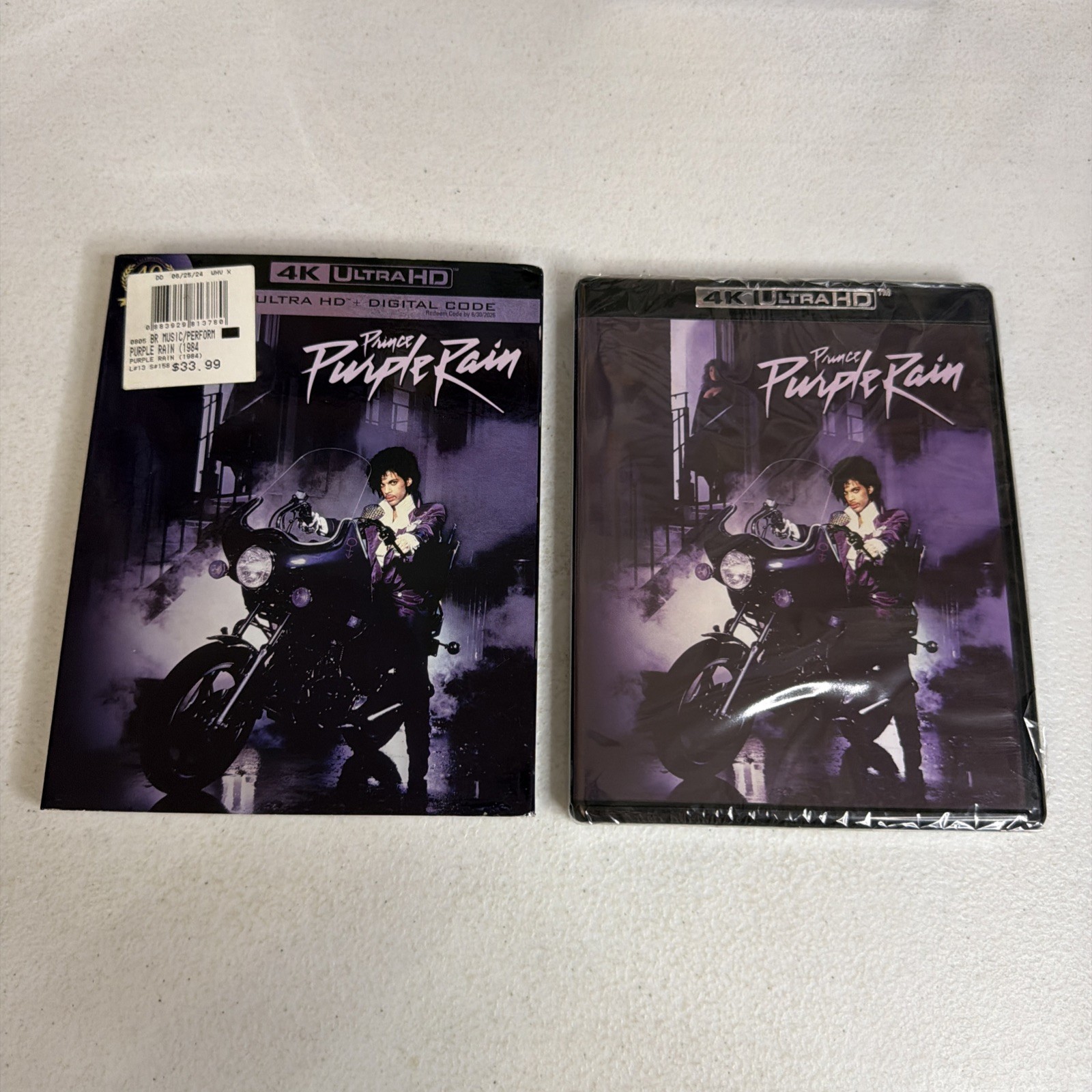 Purple Rain With Slipcover (4K UHD Blu-ray, 1984) NO DIGITAL
