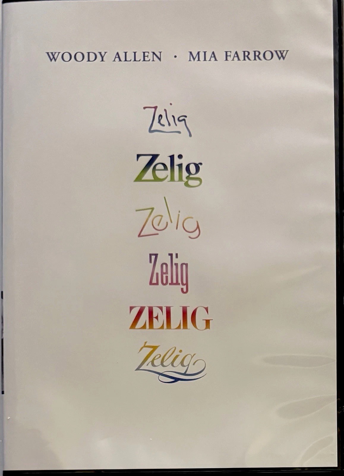 Zelig (DVD 1983) Woody Allen Mia Farrow