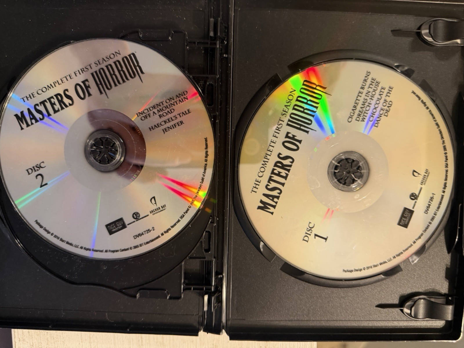 Masters Of Horror Complete First Season DVD John Carpenter Tobe Hooper Joe Dante