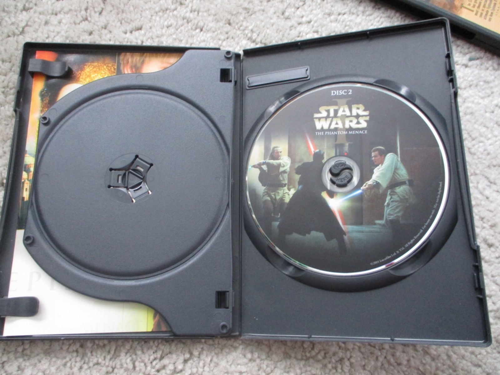 Star Wars: Episodes I-III (LOT of 3 DVDs) George Lucas Ewan McGregor Sci-Fi