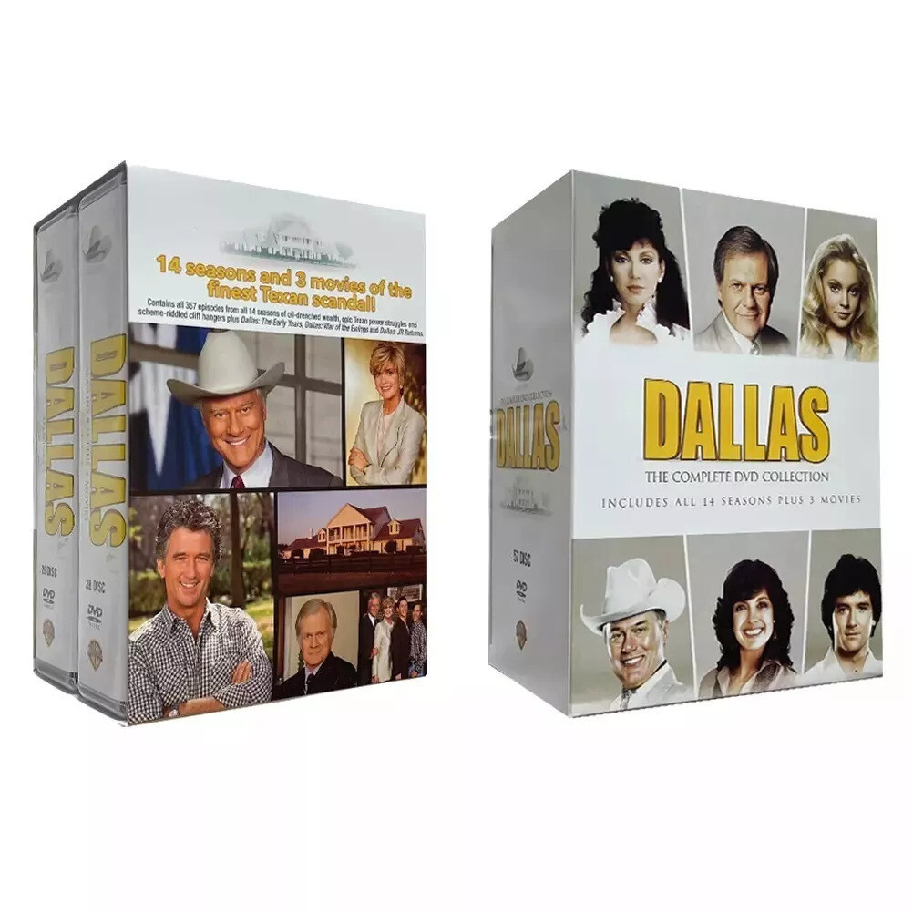 Dallas: The Complete Series Seasons 1-14+3 movies DVD Box Set New