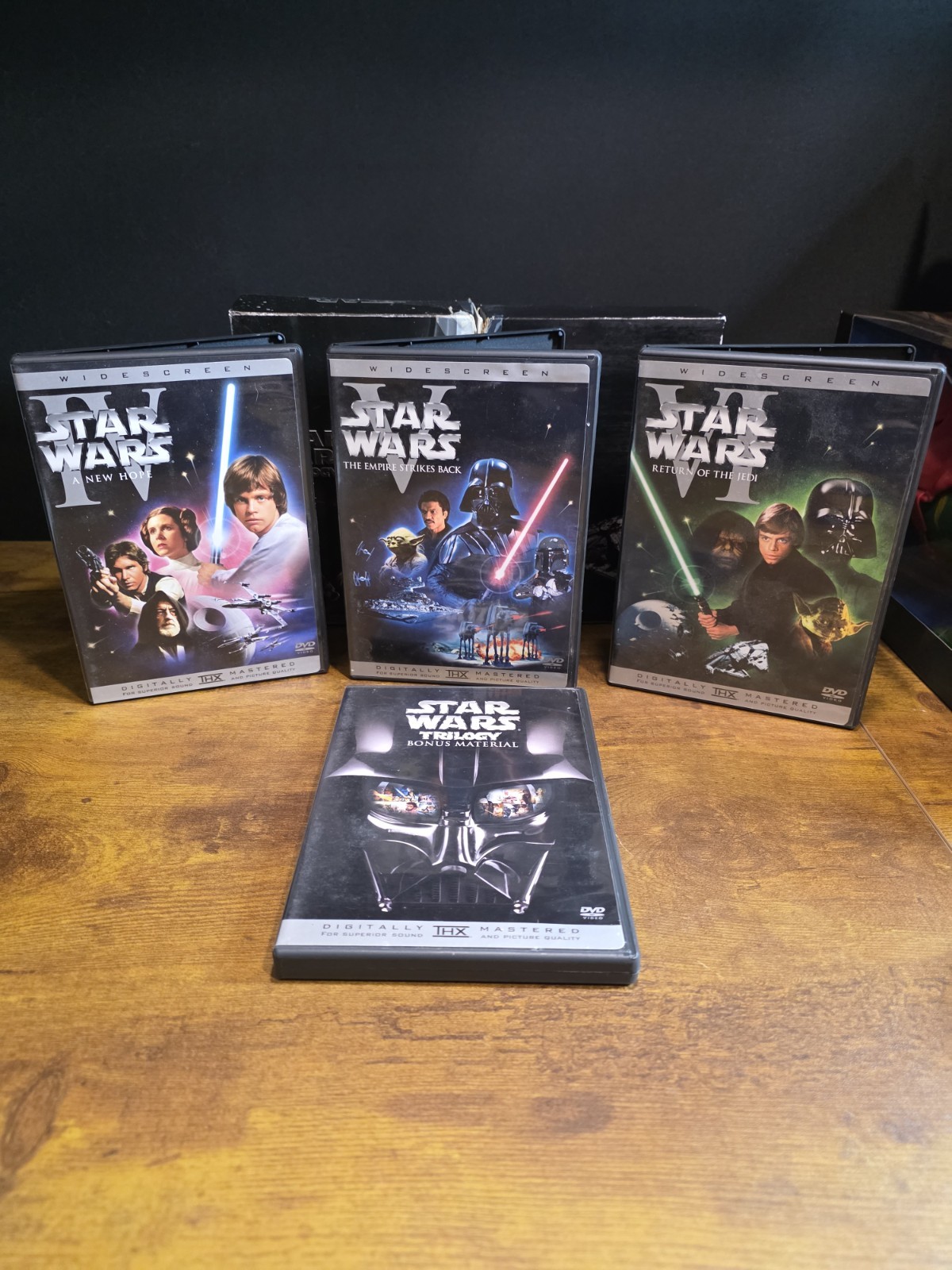 Star Wars Trilogy (DVD, 2004, 4-Disc Set, Widescreen Edition)