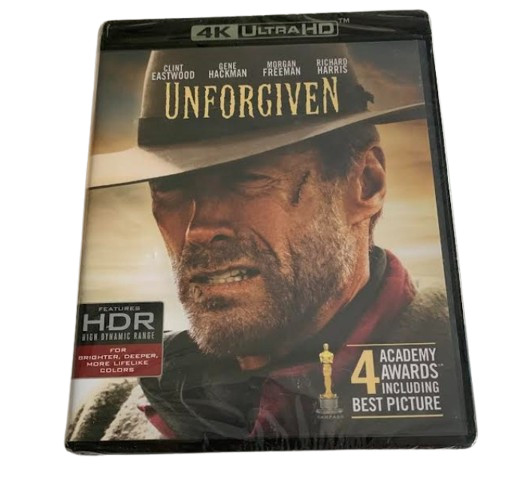 Unforgiven 4K UHD Blu-ray Clint Eastwood Gene Hackman Morgan Freeman Harris