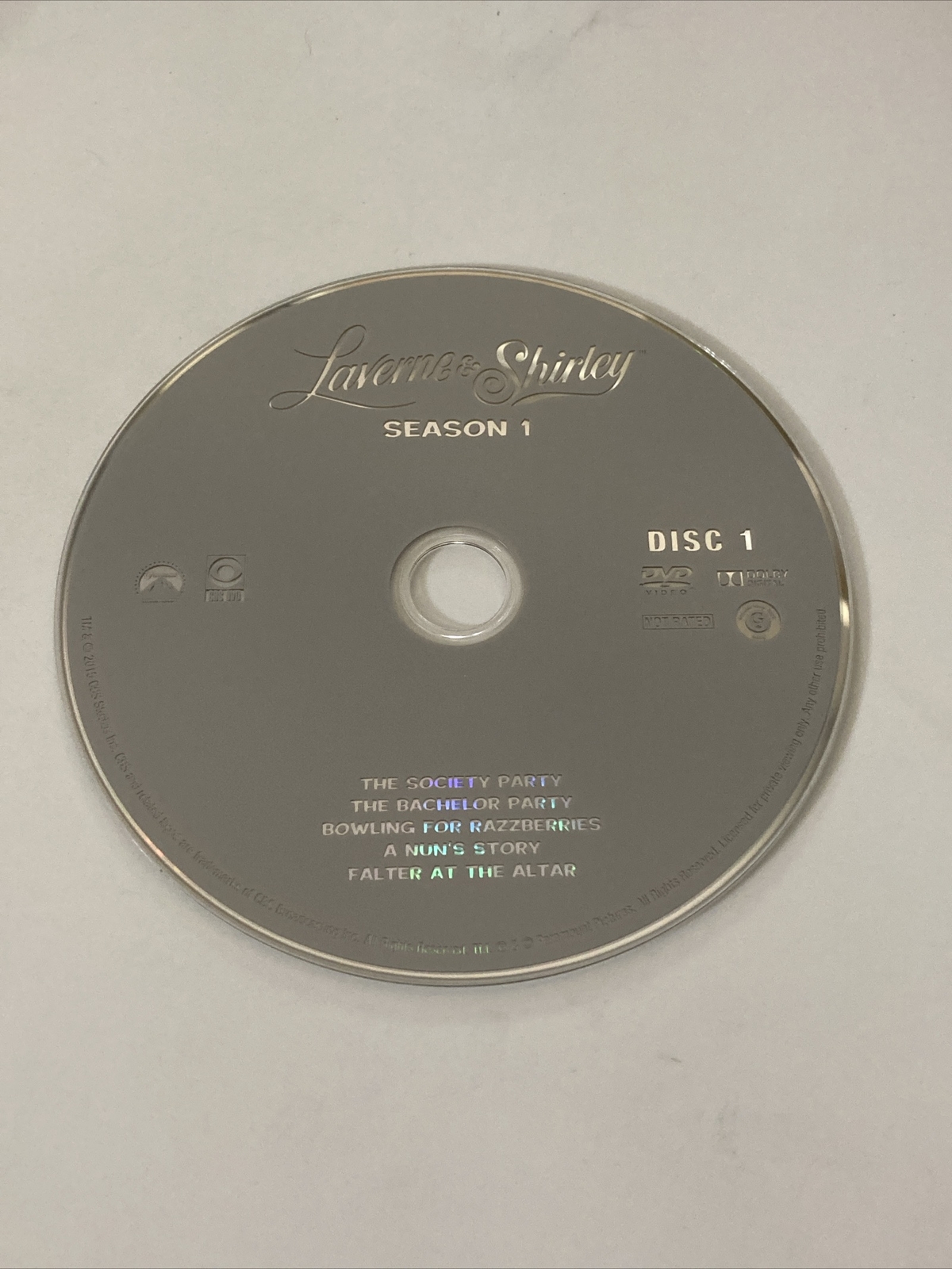 Laverne & Shirley Season 1 Disc 1 Replacement DVD