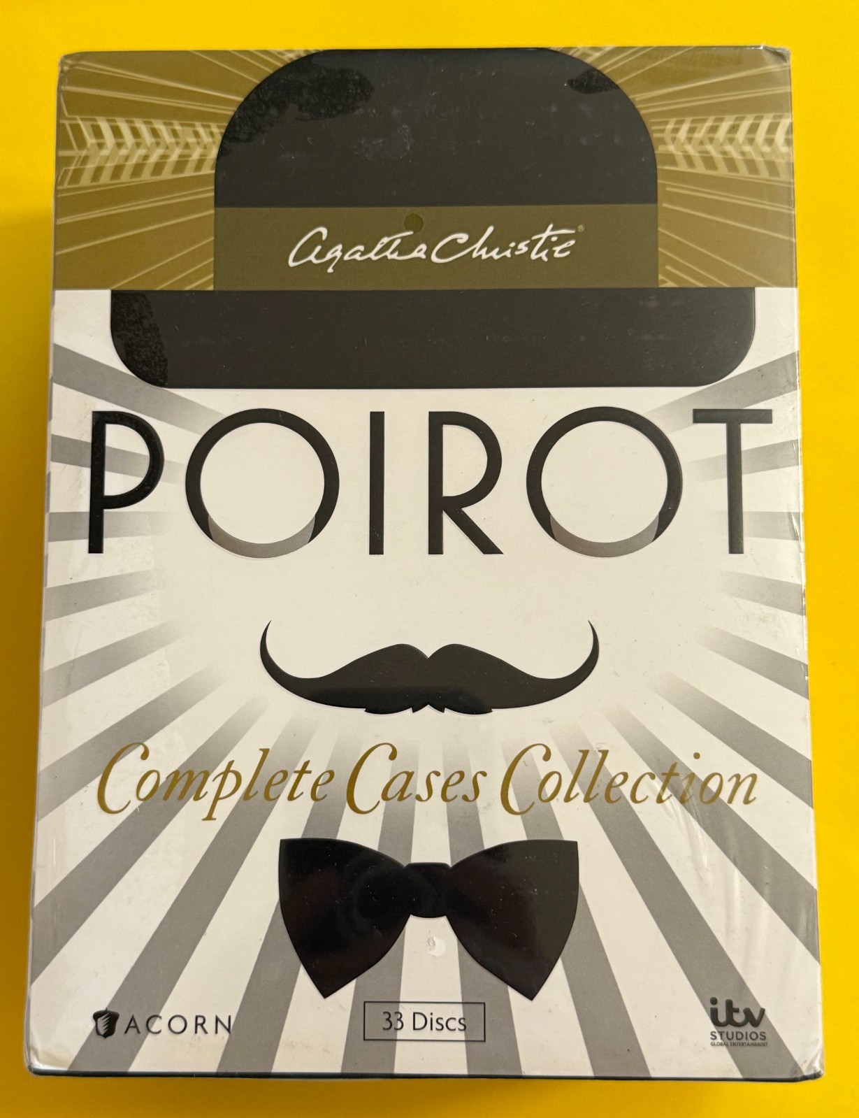 Agatha Christies Poirot: Complete Cases Collection (33-DVD Disc Set) Brand New