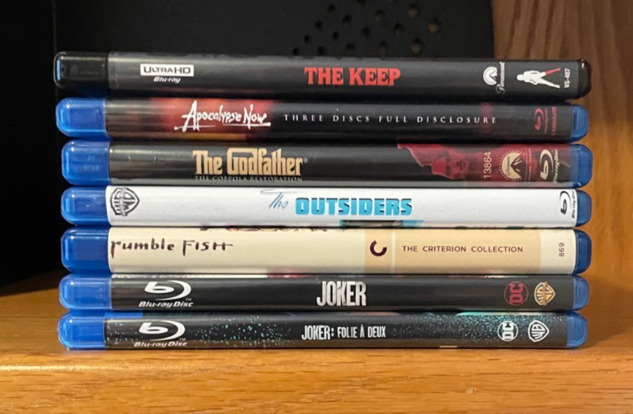 Blu-Ray Lot-Criterion Collection-The Keep 4k-Outsiders Theatrical 4k