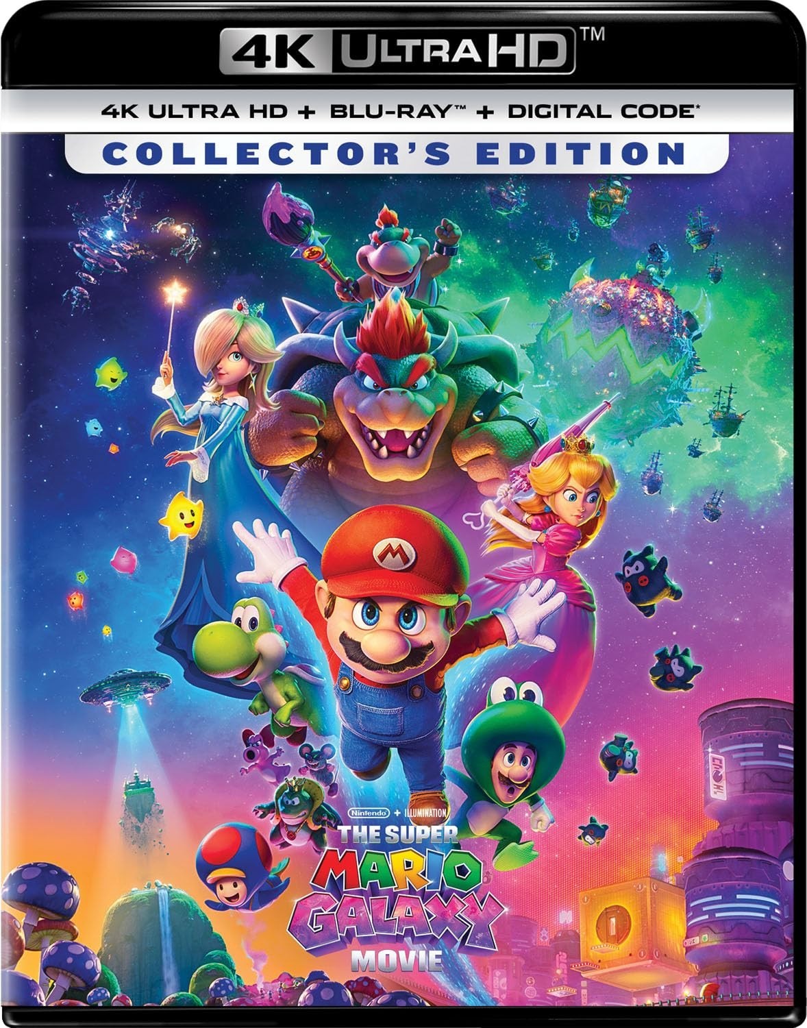 The Super Mario Galaxy Movie (4K Ultra HD + Blu-ray + Digital Code, 2026) New R