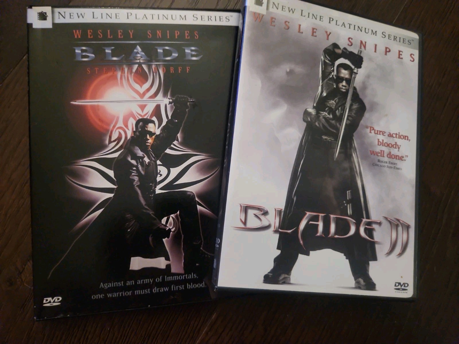 Blade DVD Platinum Edition Blade & Blade II Wesley Snipes Widescreen Used