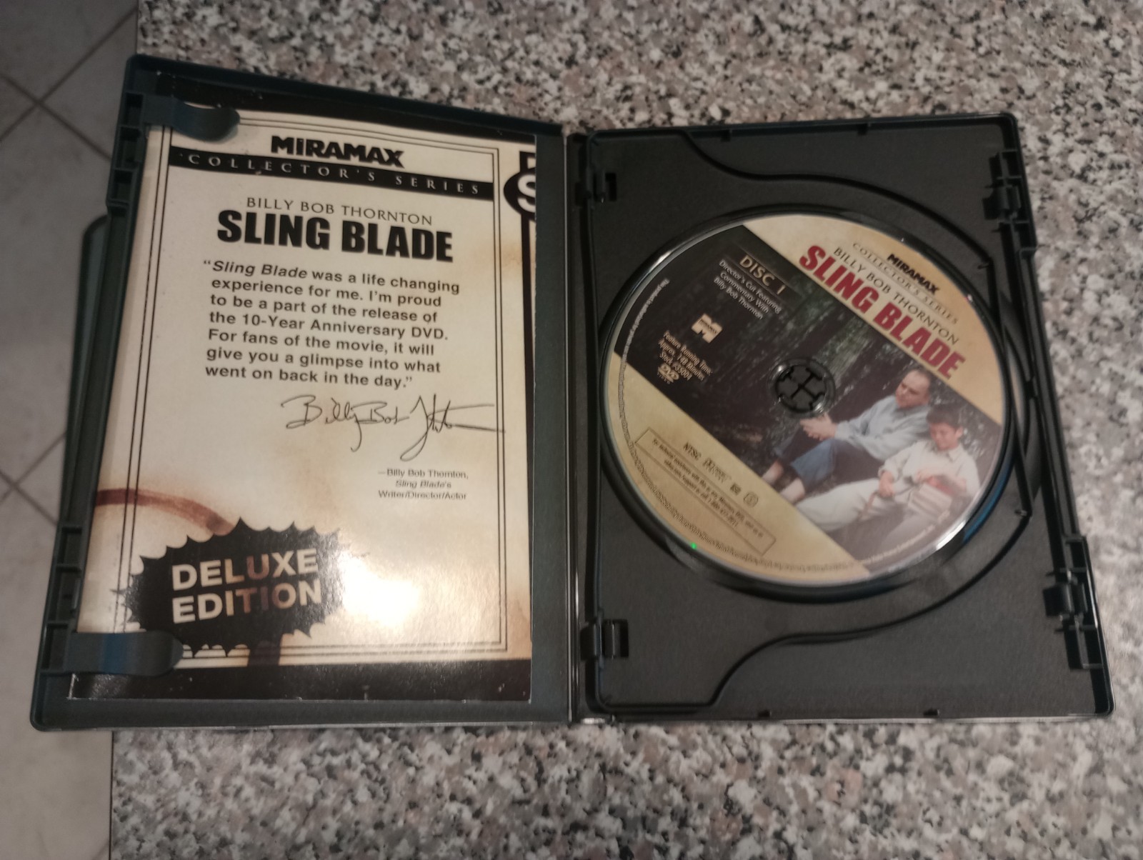 DVD Sling Blade 2 Disc Collectors Series Director’s Cut w/ insert booklet