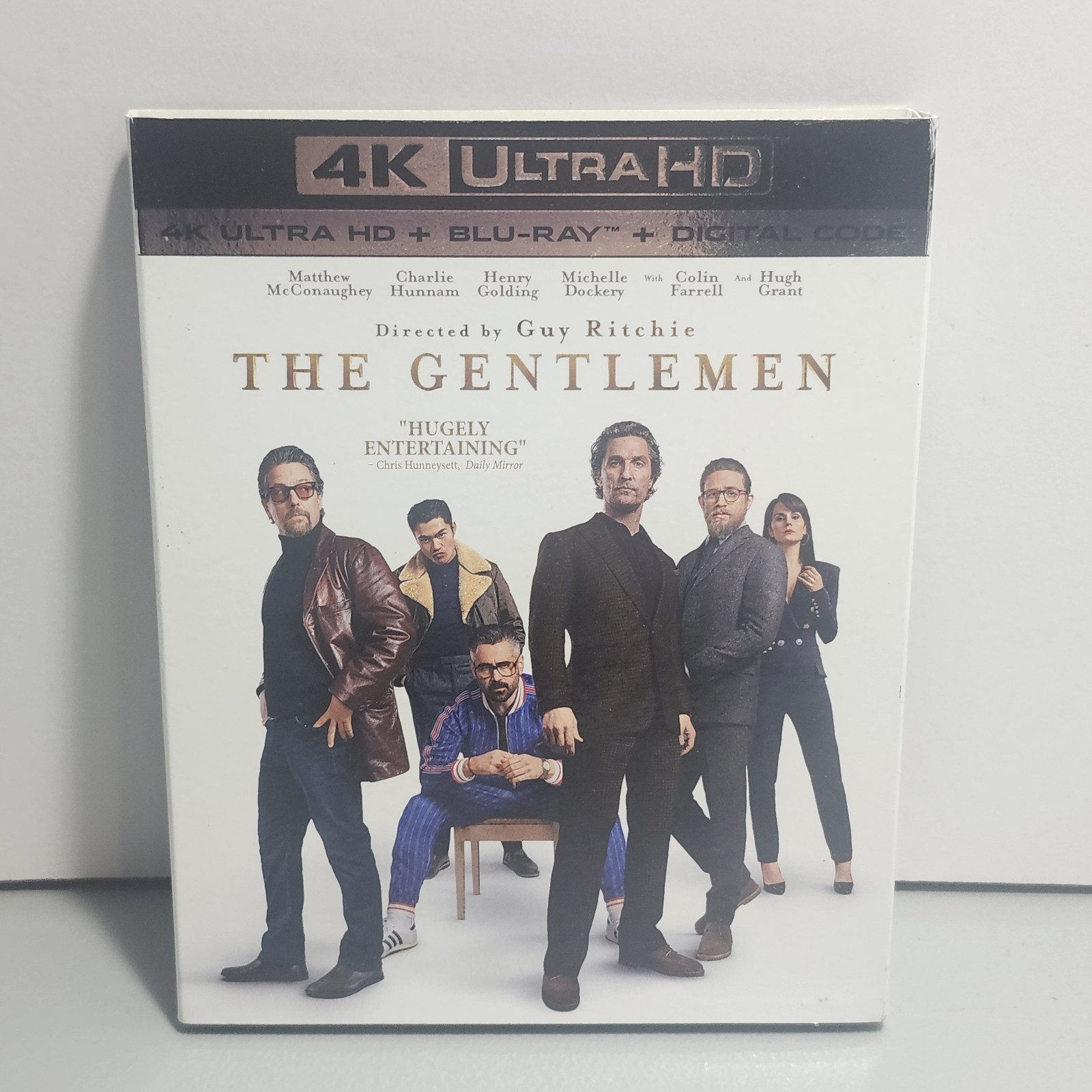 The Gentlemen (2019) 4K Ultra HD + Blu-ray, 2020, 2 Disc Set Guy Ritchie OOP