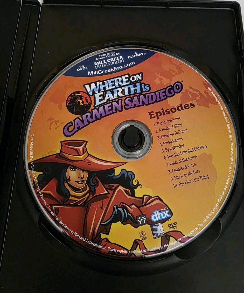 Where on Earth Is Carmen Sandiego? The Complete Series (DVD, 4 Disc Set, 2017)