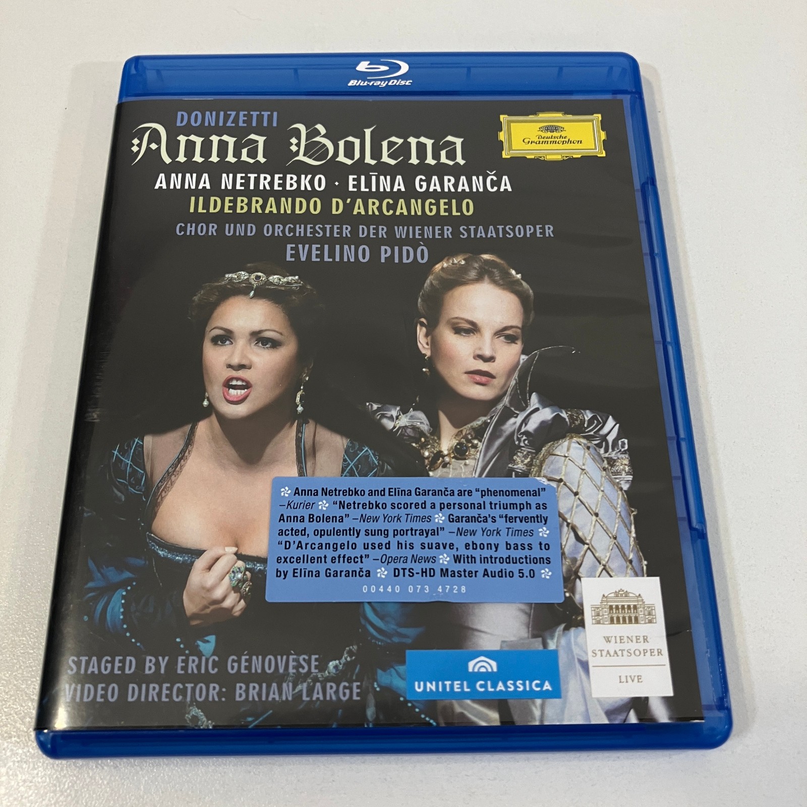 Donizetti Anna Bolena Blu Ray Opera Anna Netrebko Ildebrando D’Arcangelo 2011