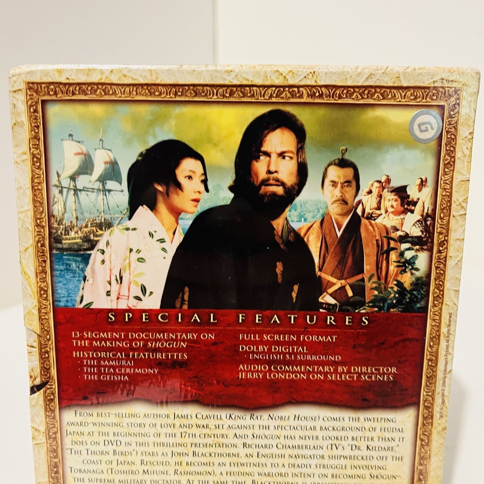 Shogun 1980 TV Mini-Series Complete 5-Disc DVD James Clavell New Sealed