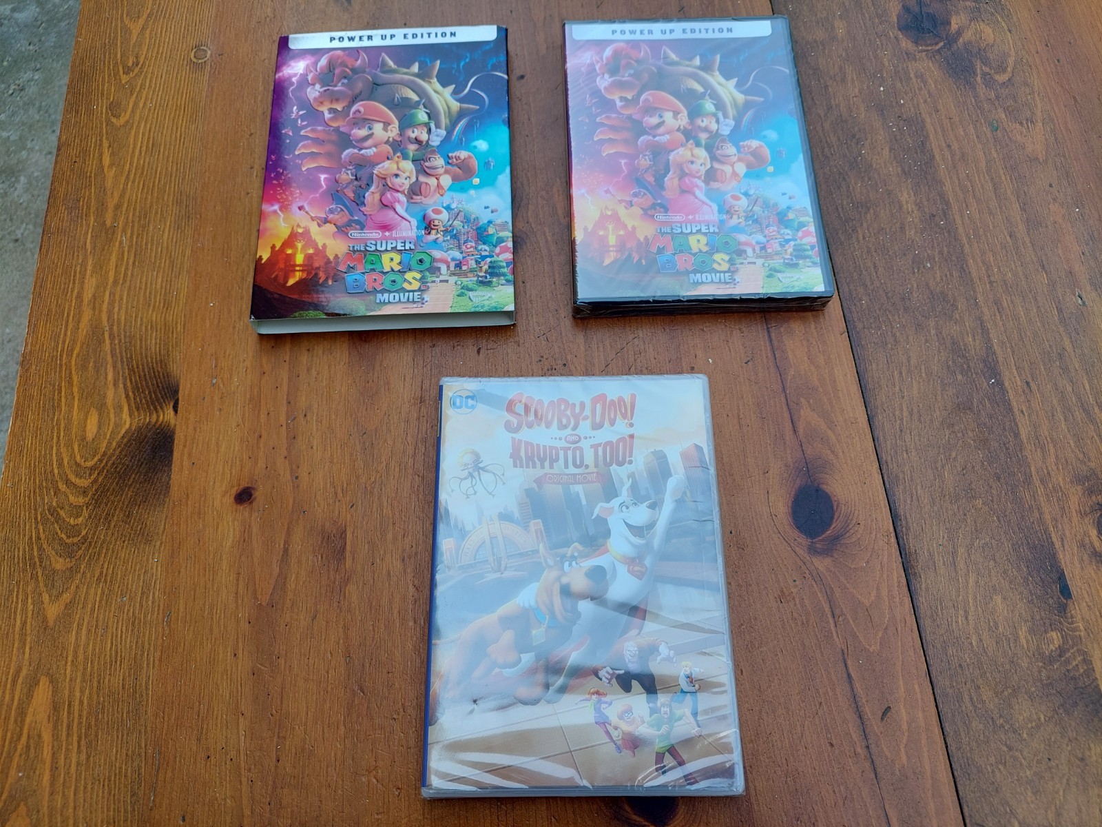 Kids DVD 2 Pack Special – The Super Mario Bros. Movie & Scooby Doo & Crypto Too!