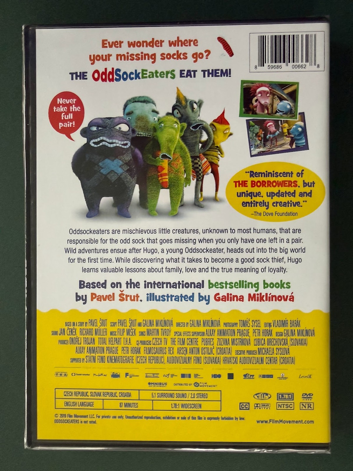 Oddsockeaters (DVD) 2019, children’s video, MINT, FACTORY SEALED, Ohio seller