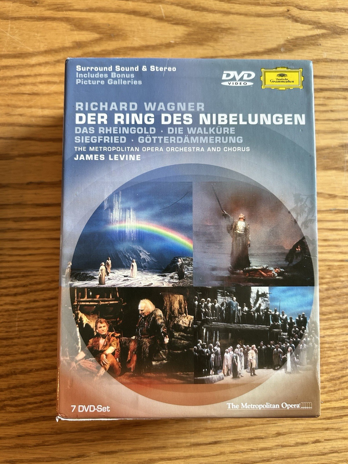 Wagner Der Ring des Nibelungen 7 DVD Box Set James Levine Metropolitan Opera