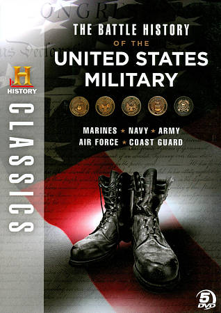 History Classics: The Battle History of the United States Military (DVD,…