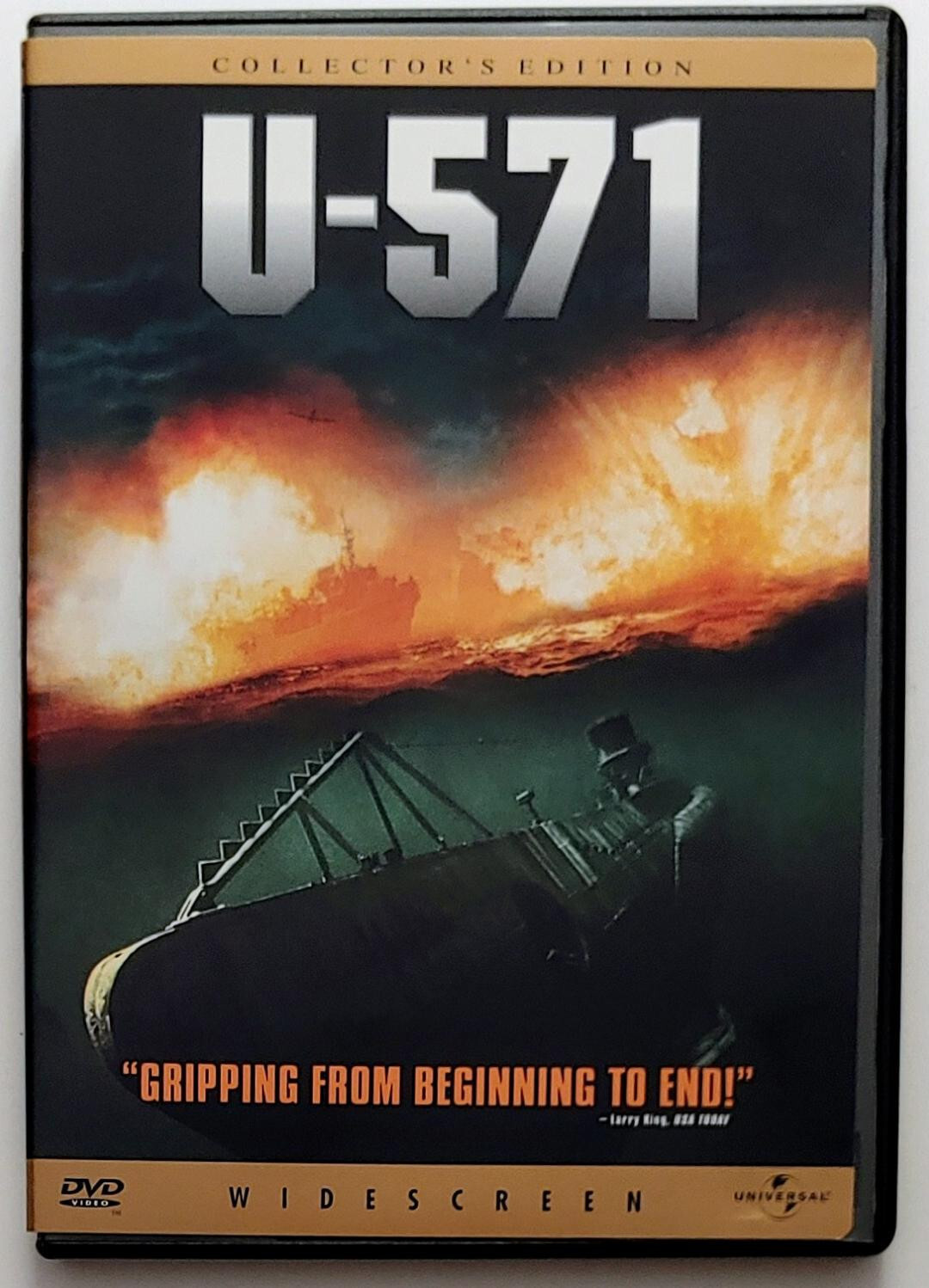 U-571 [DVD] Collector’s Edition – Widescreen, 2000, Universal – VERY GOOD