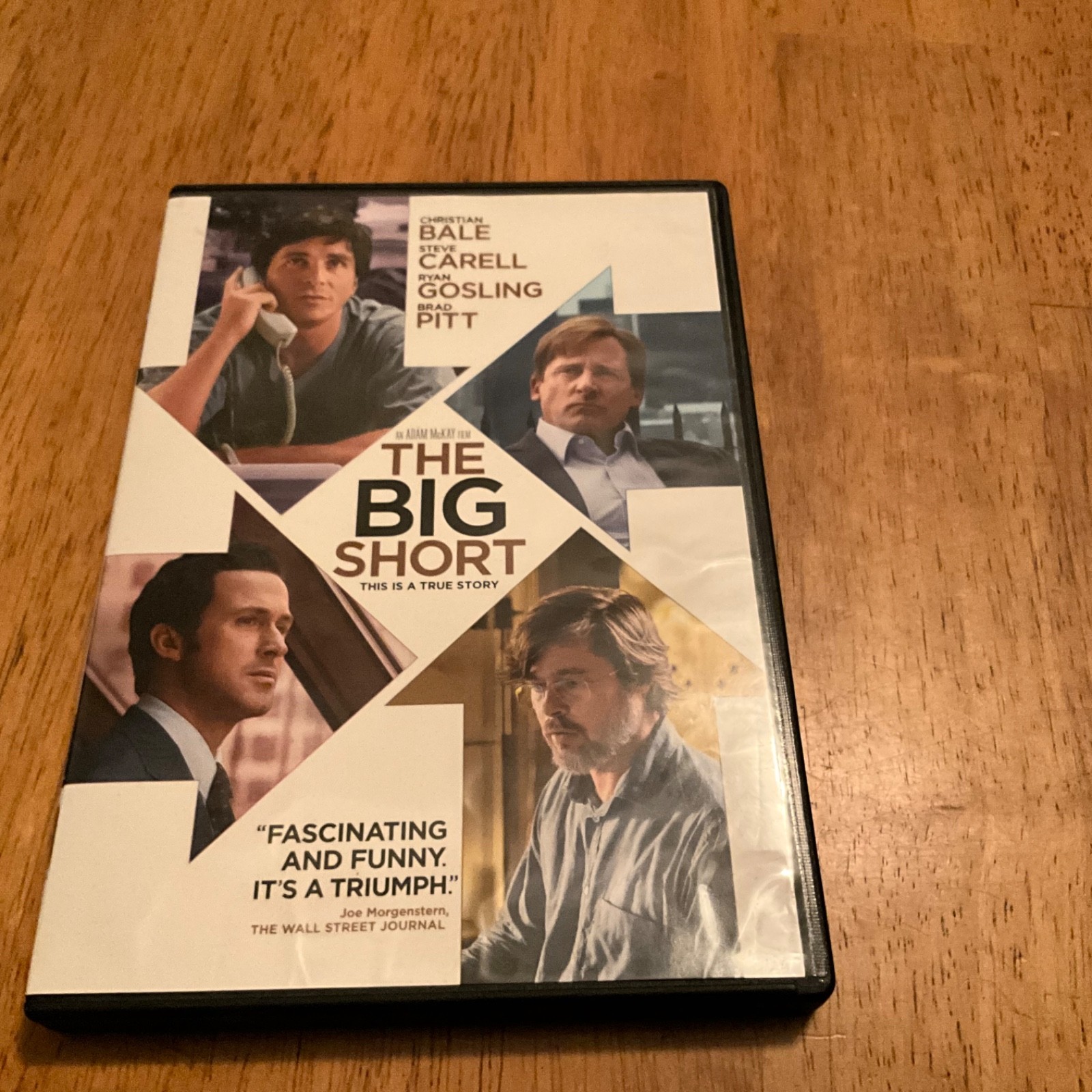The Big Short (DVD, 2015) Christian Bale Brad Pitt 2008 Housing Market Crisis