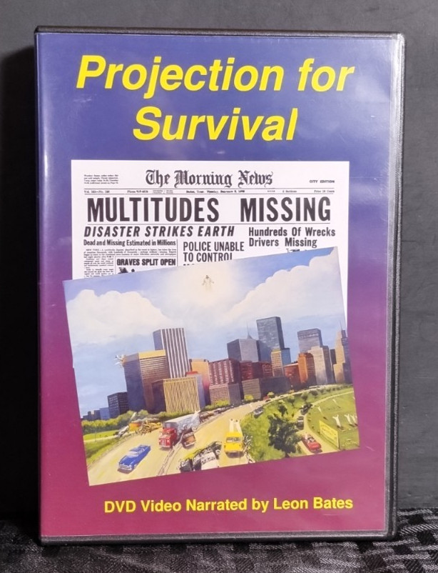Projection for Survival DVD Leon Bates Bible Prophecy Plan of Ages 95 Min