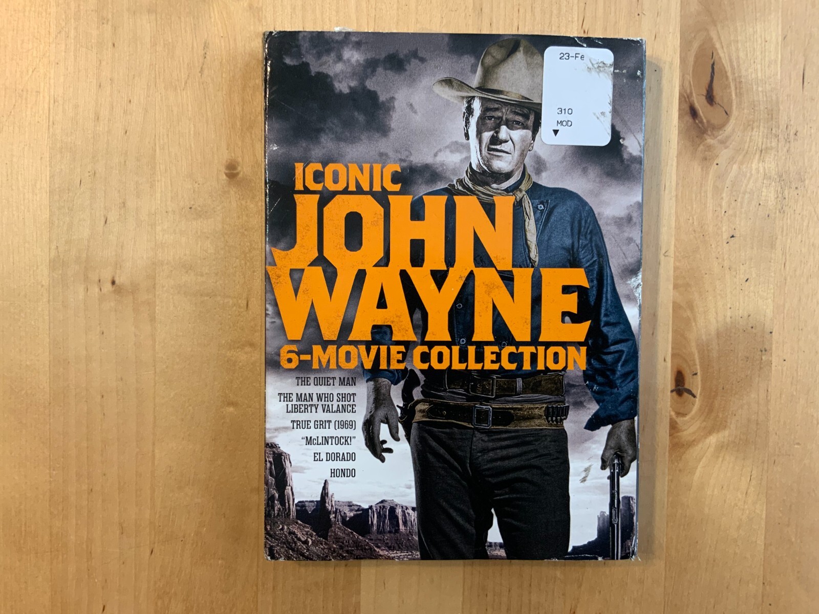 Iconic John wayne 6-movie collection dvd set- true grit quiet man more