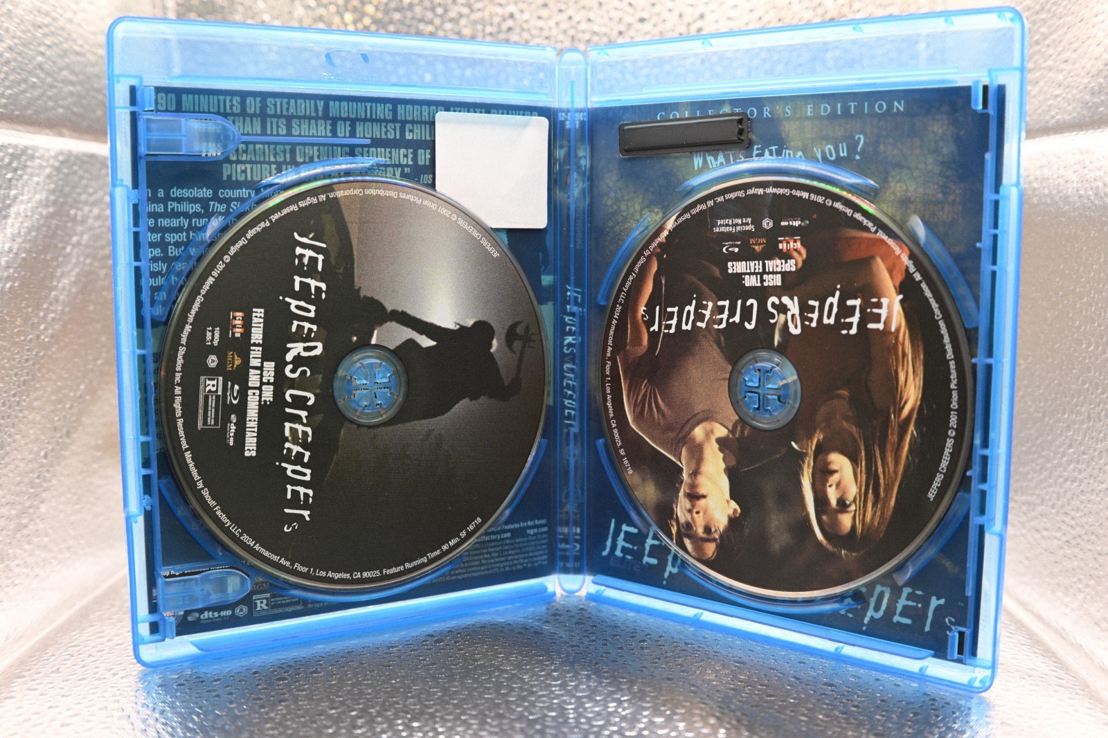 Jeepers Creepers 1 & 2 Scream Factory Blu-rays – used