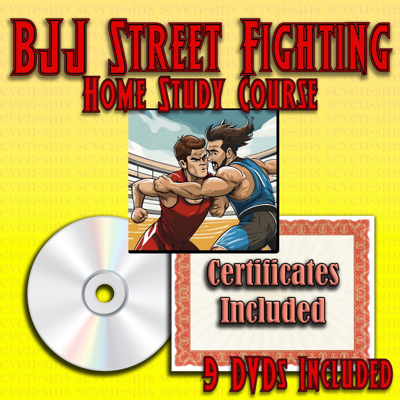 Home Study Course – BJJ Street Fighting Mastery (DVDs + Certificates)