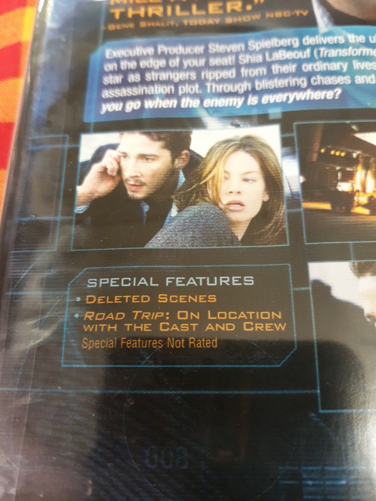 Eagle Eye (NEW DVD, 2008) Michelle Monaghan, Billy Bob Thornton, Shia Lebeouf