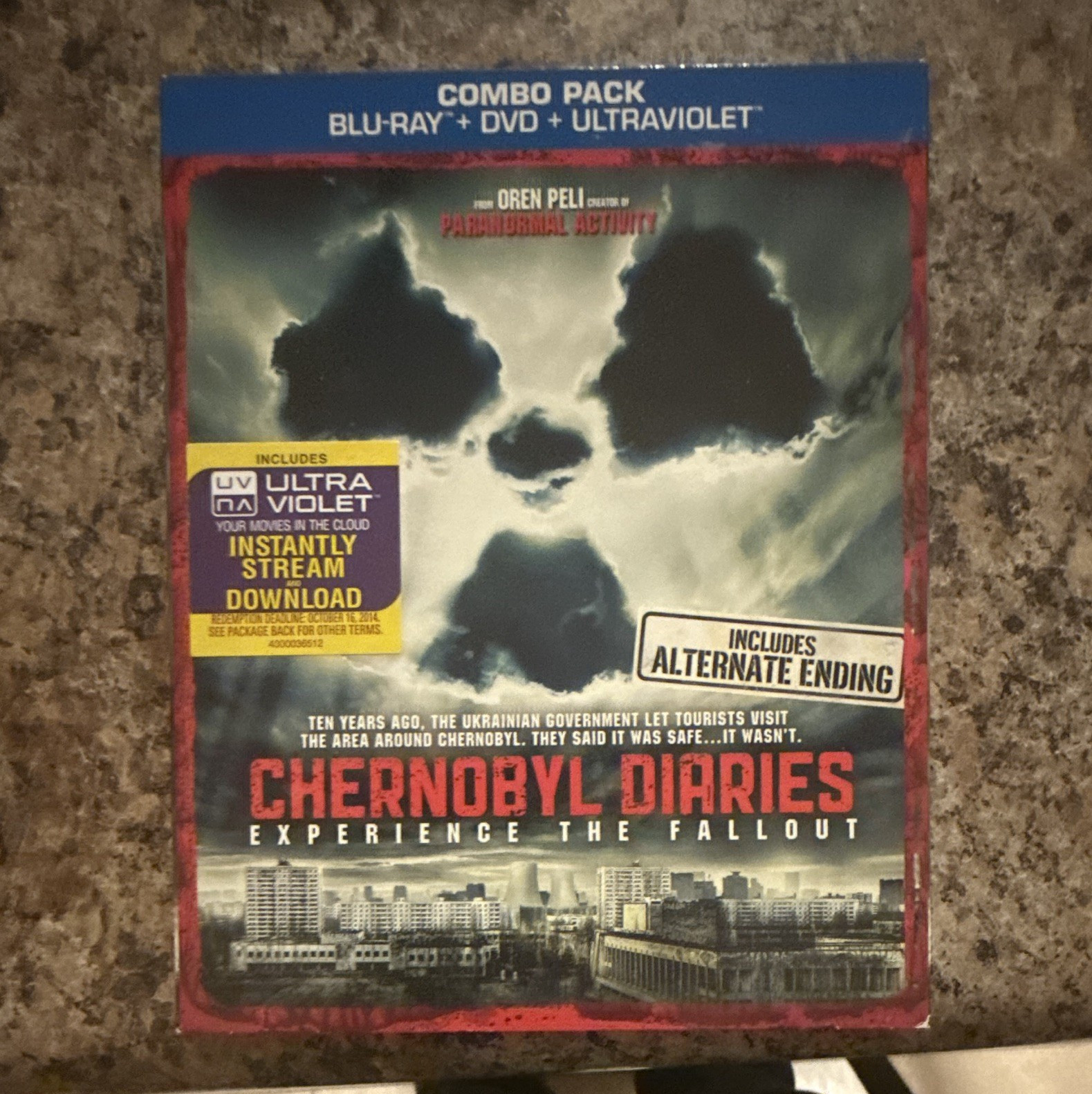 Chernobyl Diaries Blu-ray + DVD Combo Pack Digital Copy w/ Alternate Ending (R)