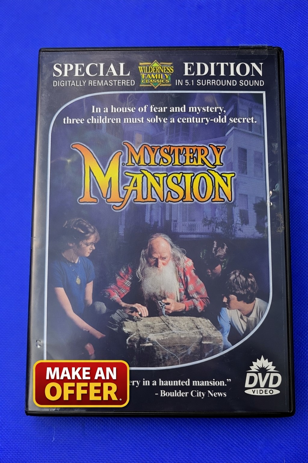 Mystery Mansion DVD Special Edition Wilderness Family Classics 5.1 Very Good