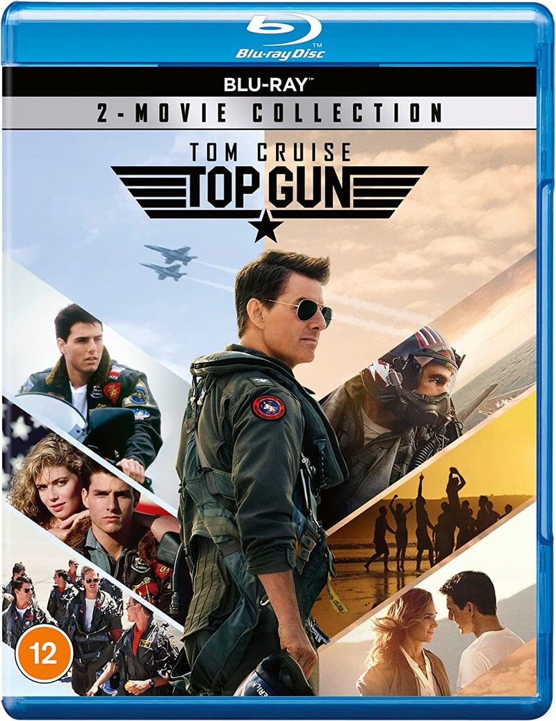 TOP GUN 1 & 2 [Blu-ray] (1986-2022) 2-Movie Set Maverick Tom Cruise Collection