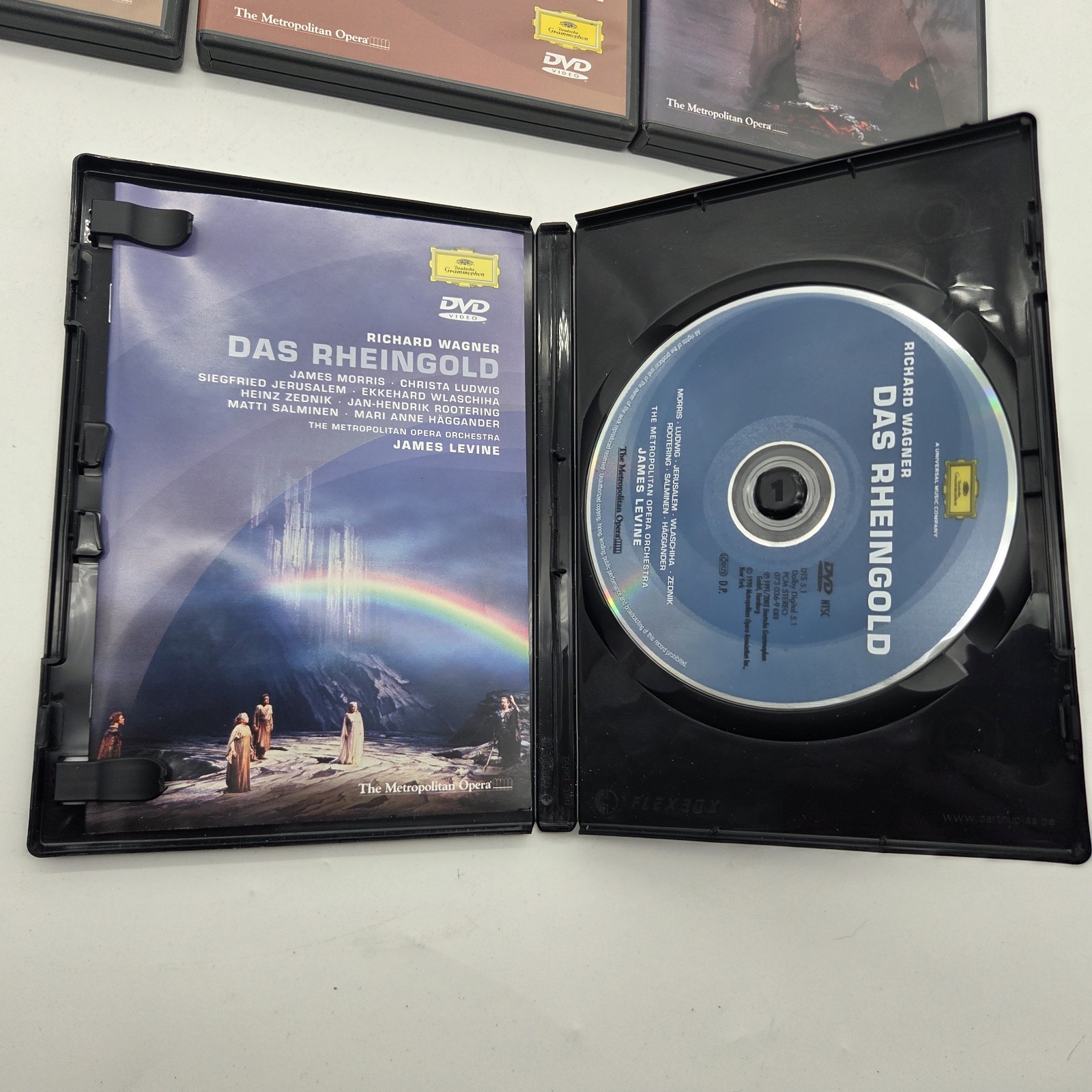 Wagner Der Ring des Nibelungen 7 DVD Box Set James Levine Metropolitan Opera DG