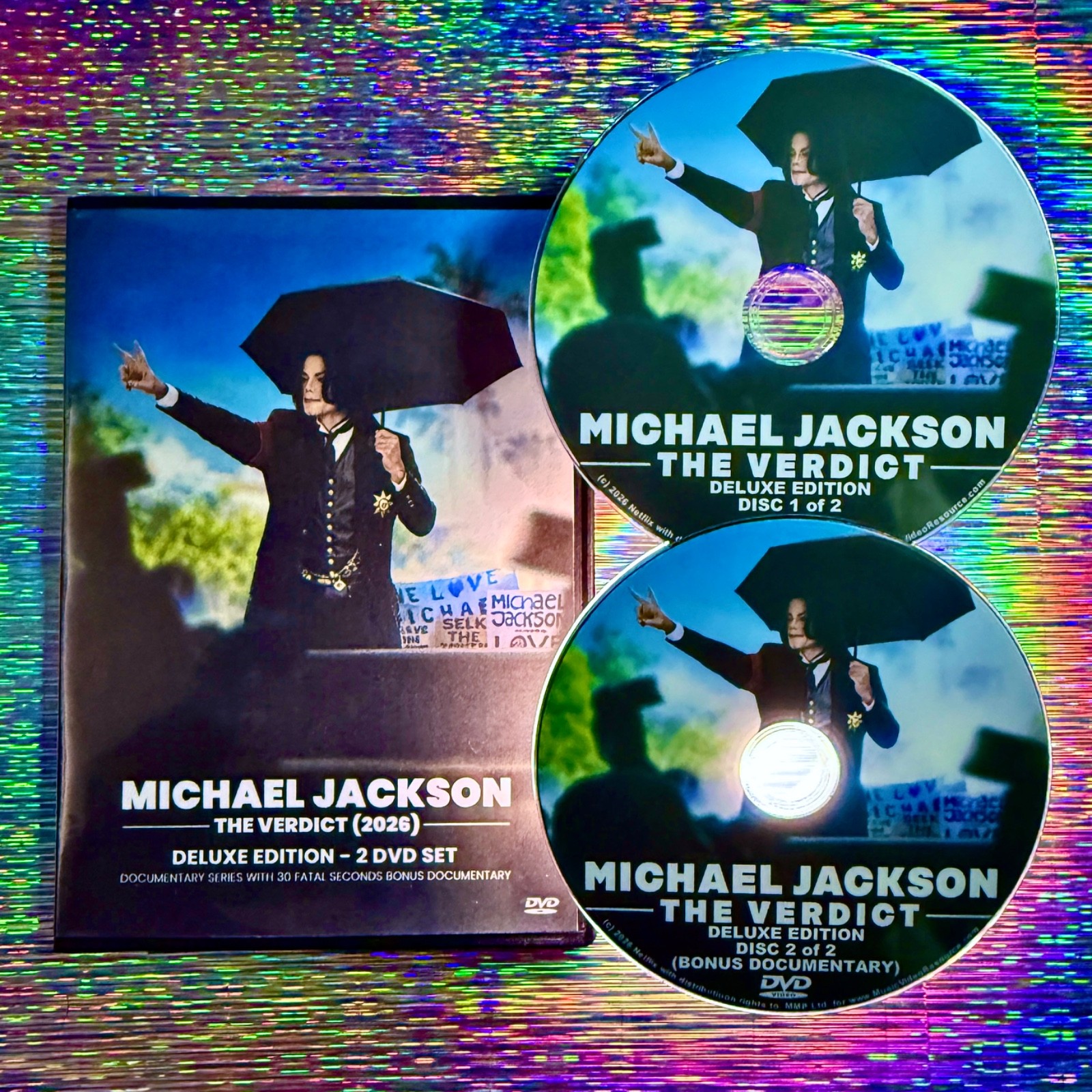 MICHAEL JACKSON THE VERDICT 2026 DocuSeries DELUXE EDITION 2 DVD Set or Blu-ray