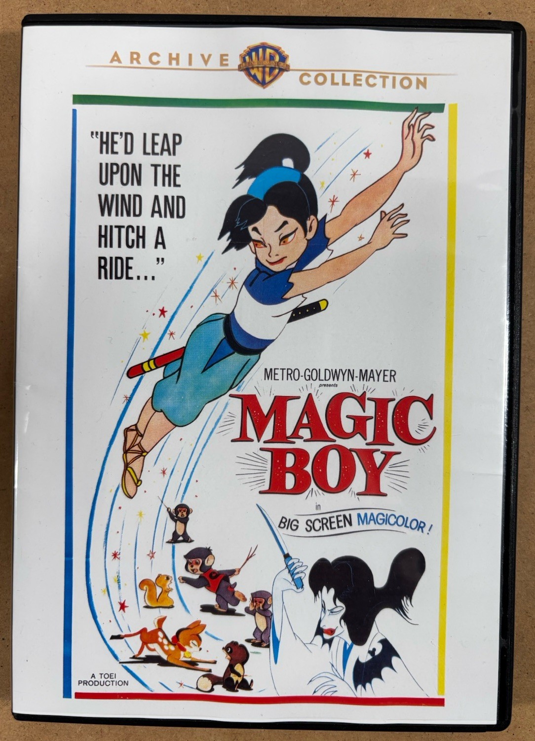 Magic Boy DVD (1959, MGM) Early Japanese Anime, Toei – US Version, OOP