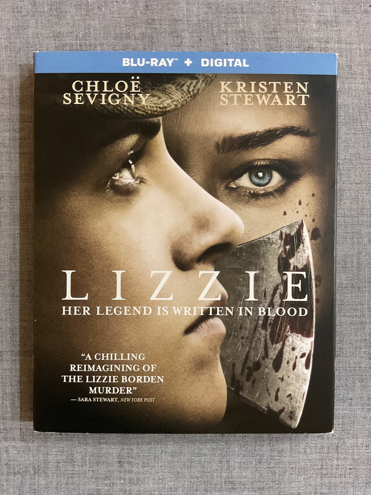 Lizzie Blu-ray Digital Slipcover 2018 Chloë Sevigny Kristen Stewart R Horror