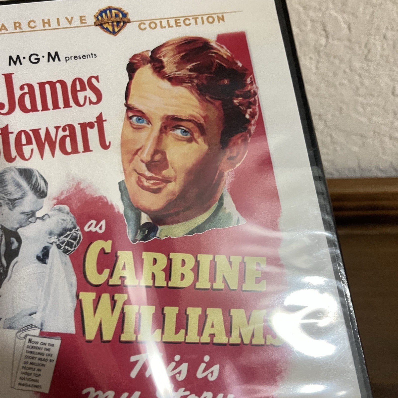 Carbine Williams DVD 1952 B&W Film James Stewart Warner Archive New D21