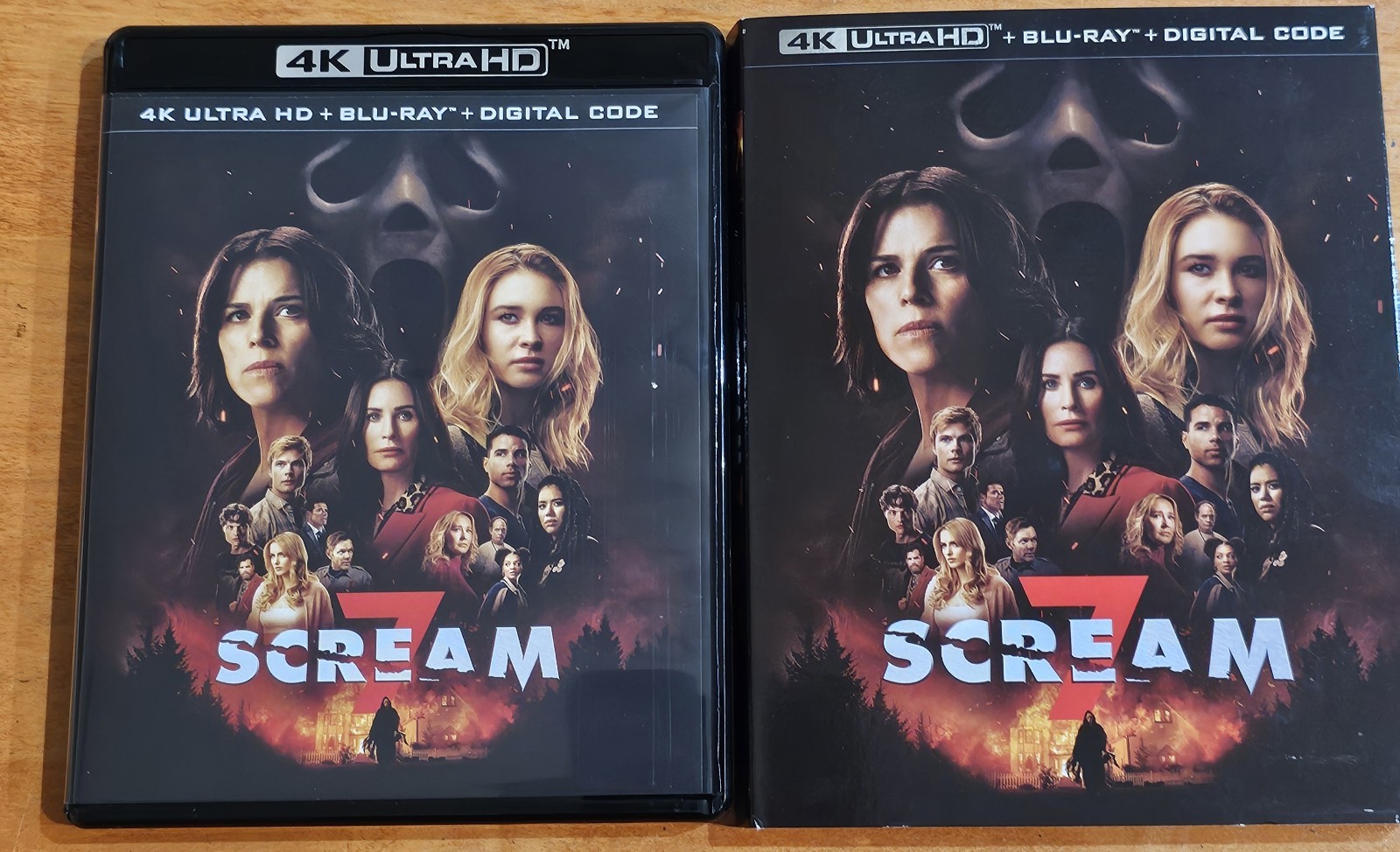 Scream 7 4k UHD + Blu Ray + digital code with slipcover
