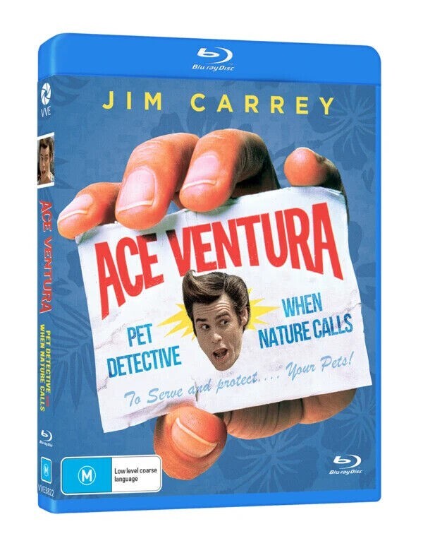 Ace Ventura: Pet Detective (1994) & When Nature Calls (1995) 2 Blu-Ray Set NEW