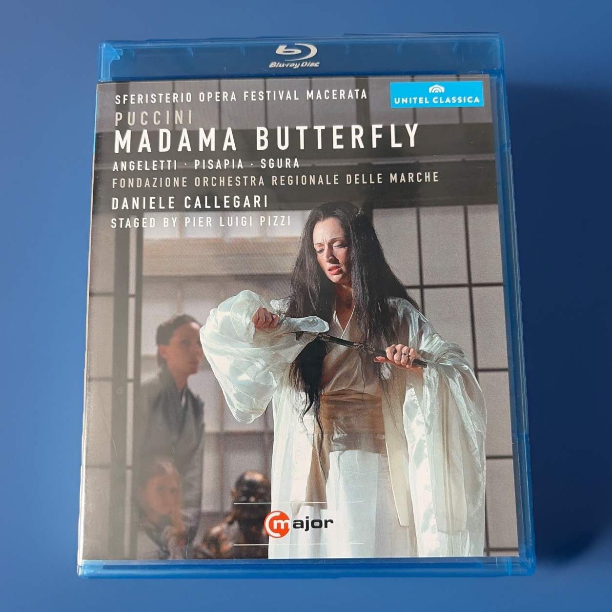 Madama Butterfly Puccini Sferisterio Opera Festival Macerata Callegari Blu-ray